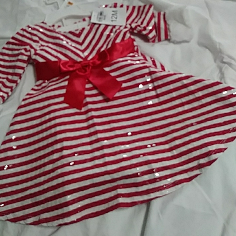 Bonnie Baby Christmas 2 Piece Outfit